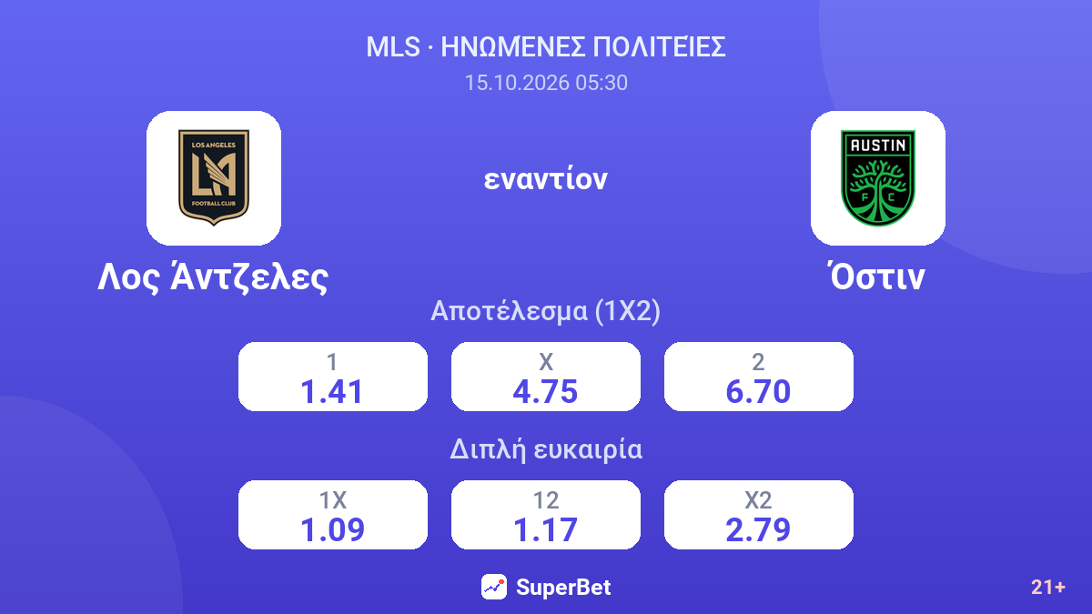 Λος Άντζελες - Όστιν — αποδόσεις